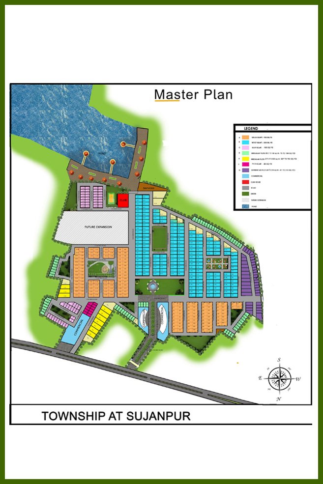 Golden City Township Layout plan