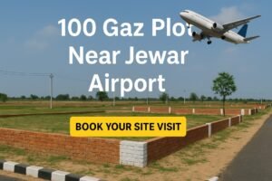 100 Gaz Plot Near Jewar Airport