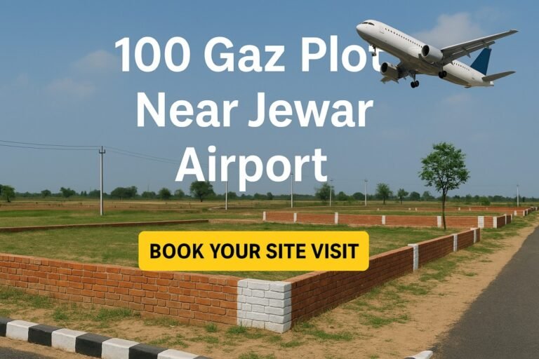 100 Gaz Plot Near Jewar Airport